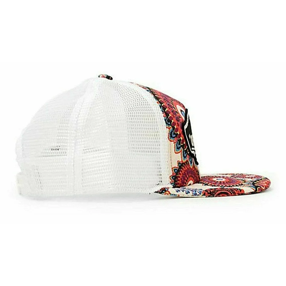 Vans Off The Wall Women's Beach Girl Trucker Snapack Hat Cap - Geo Floral - Picture 2 of 4